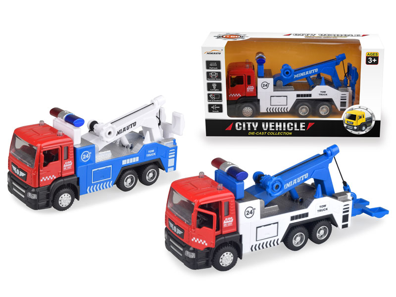 1:50 Die Cast Truck Pull Back W/L_S toys