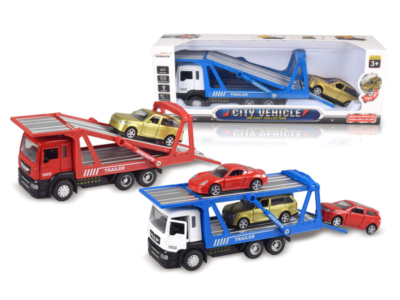 1:50 Die Cast Tow Truck Set Pull Back W/L_S toys