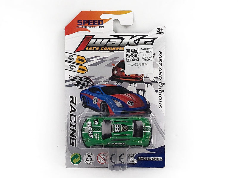 7.2CM Pull Back Racing Car toys