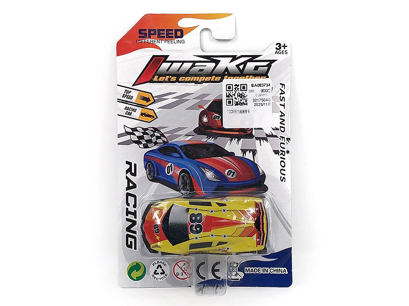7.2CM Pull Back Racing Car toys