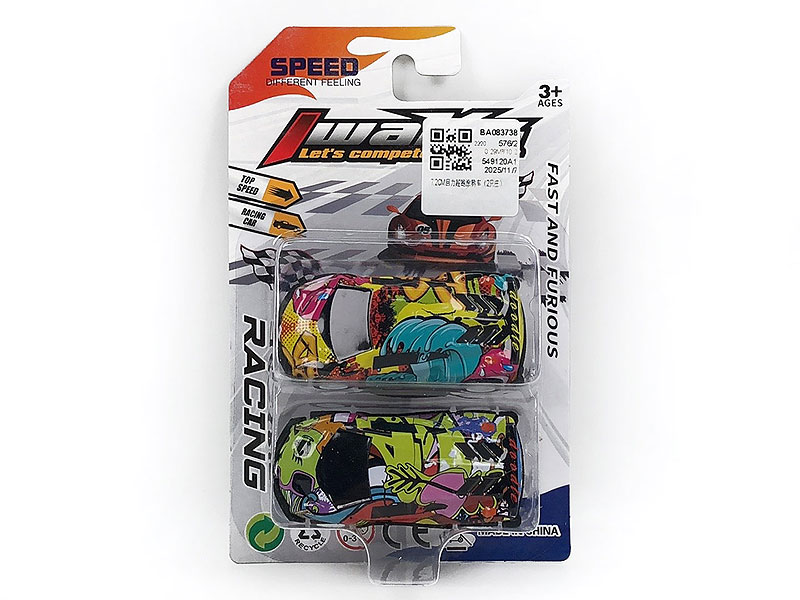 7.2CM Pull Back Car(2in1) toys