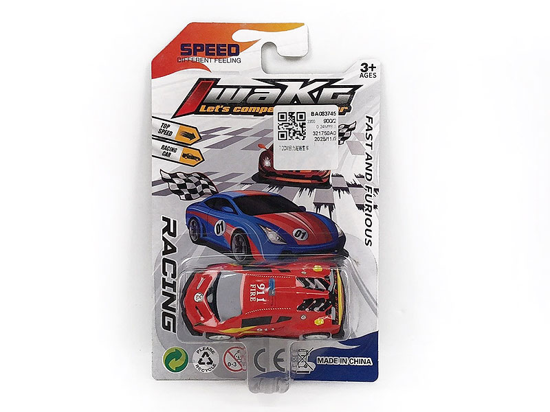 7.2CM Pull Back Police Car toys