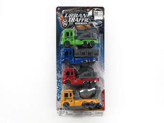 Pull Back Construction Truck(4in1) toys