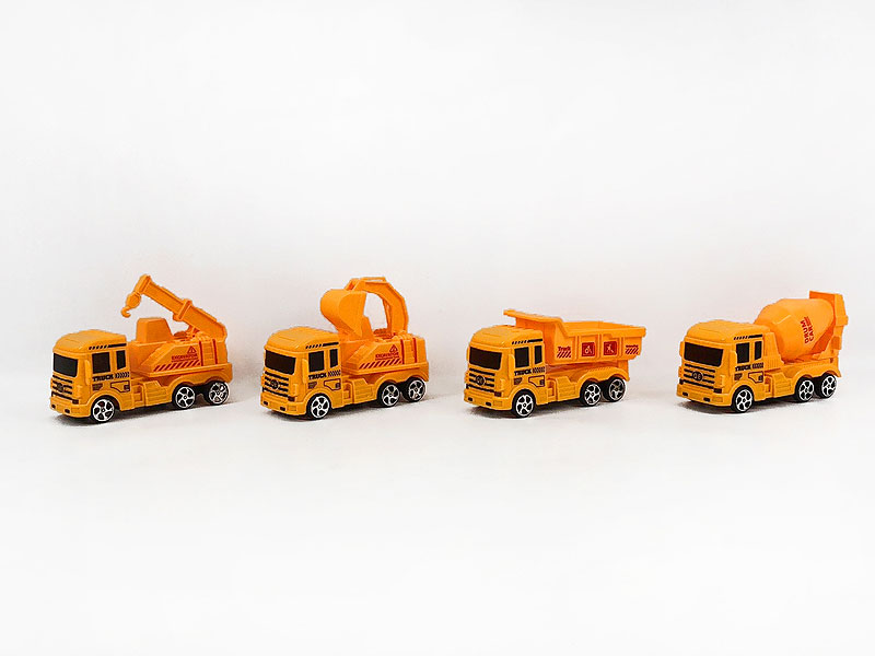 Pull Back Construction Truck(4in1) toys
