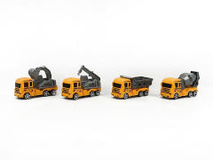 Pull Back Construction Truck(4in1) toys