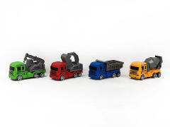 Pull Back Construction Truck(4in1) toys
