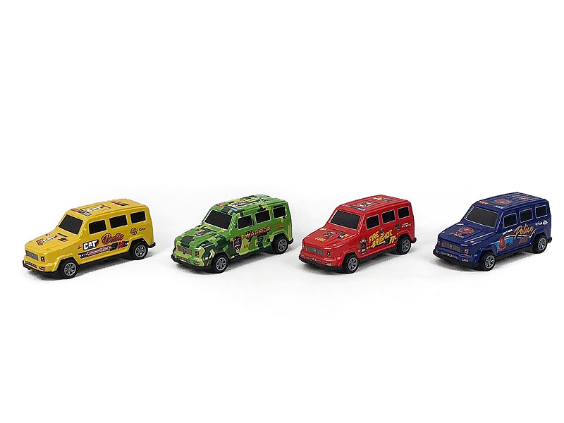 Pull Back Car(4in1) toys