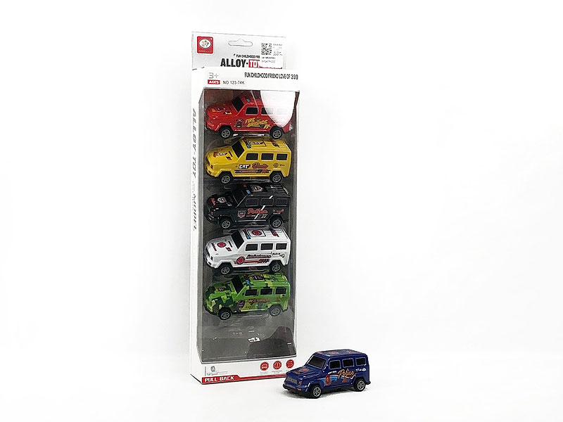 Pull Back Car(6in1) toys