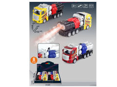 1:50 Die Cast Spray Car Pull Back W/L_S(8in1) toys