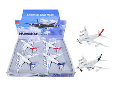 Die Cast Airplane Pull Back WL_M(4in1) toys