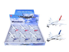 Die Cast Airplane Pull Back(6in1) toys