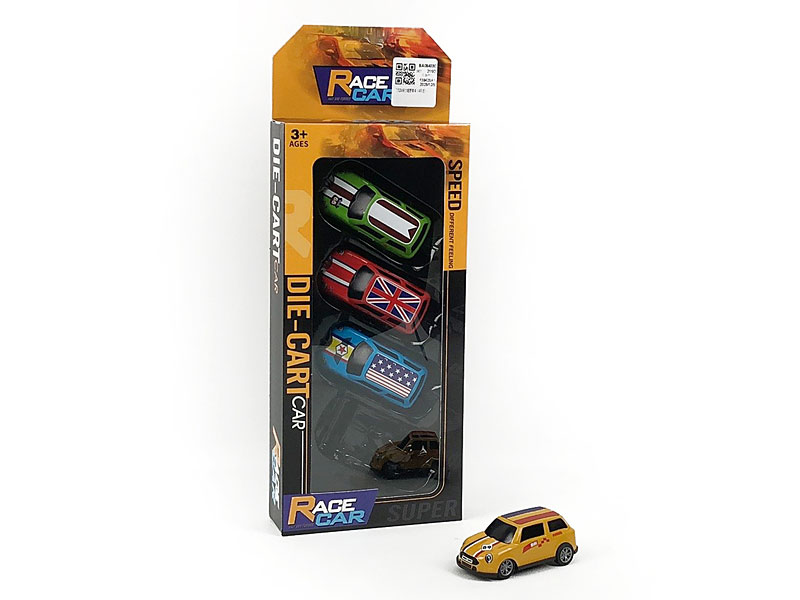 7.5CM Pull Back Racing Car(4in1) toys