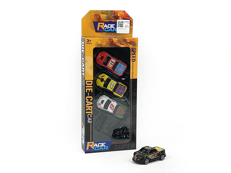 7.5CM Pull Back Car(4in1) toys