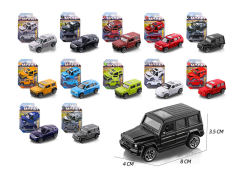 1:60 Die Cast Cross-country Car Pull Back(12S) toys