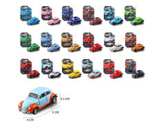 1:60 Die Cast Car Pull Back(18S) toys