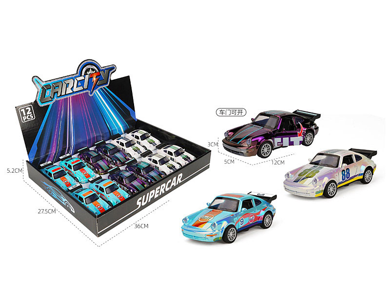 1:36 Die Cast Car Pull Back(12in1) toys