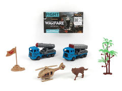 Pull Back Missile Car Set(2in1) toys