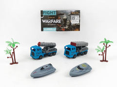 Pull Back Missile Car Set(2in1) toys