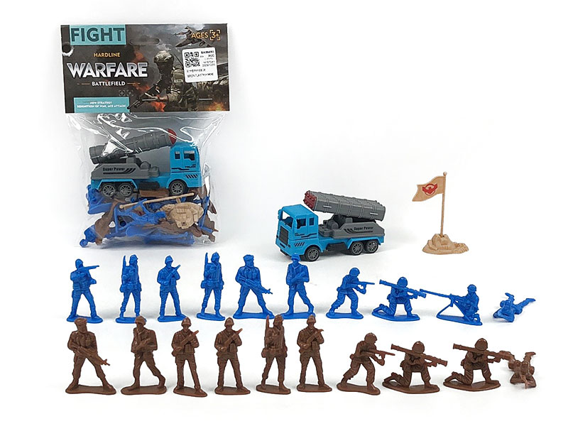 Pull Back Missile Car Set(2S) toys