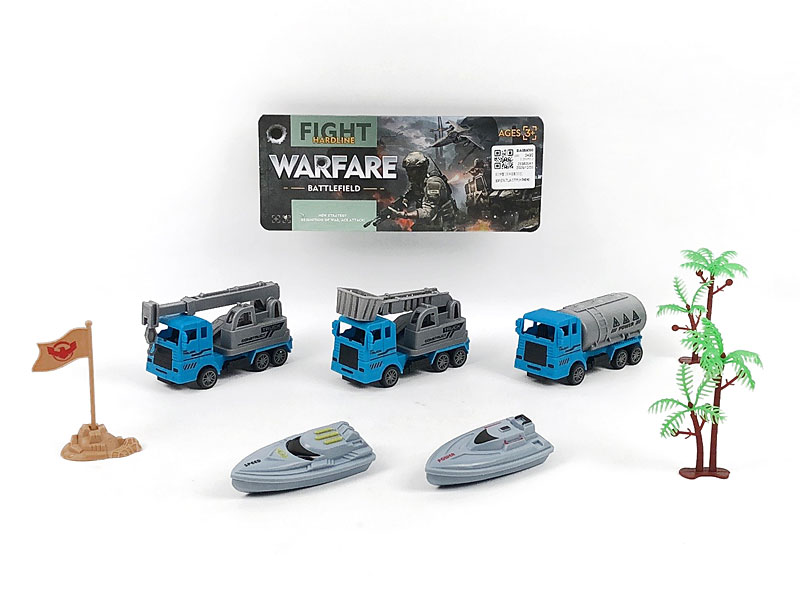 Pull Back Construction Truck Set(3in1) toys