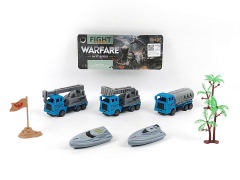 Pull Back Construction Truck Set(3in1) toys