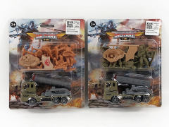 Pull Back Missile Car Set(2S) toys