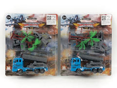 Pull Back Missile Car & Pull Back Plane Set(2S) toys