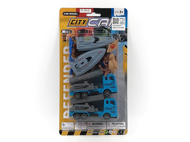 Pull Back Missile Car Set(2in1) toys