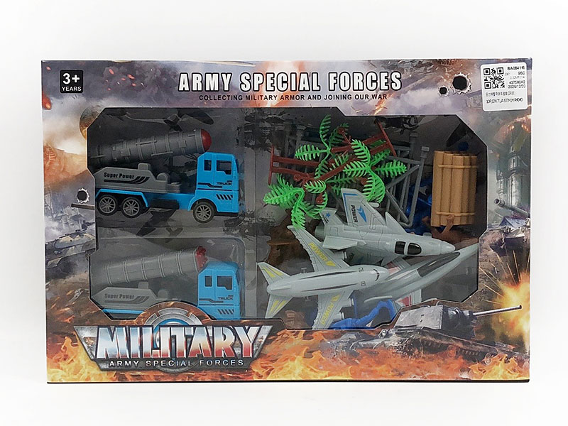 Pull Back Missile Car Set(2in1) toys