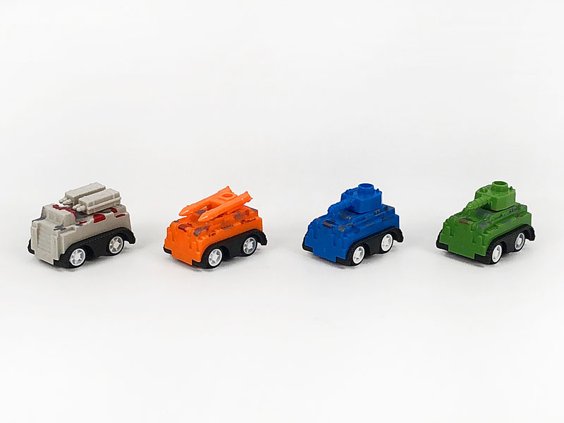 Pull Back Military Car(4in1) toys
