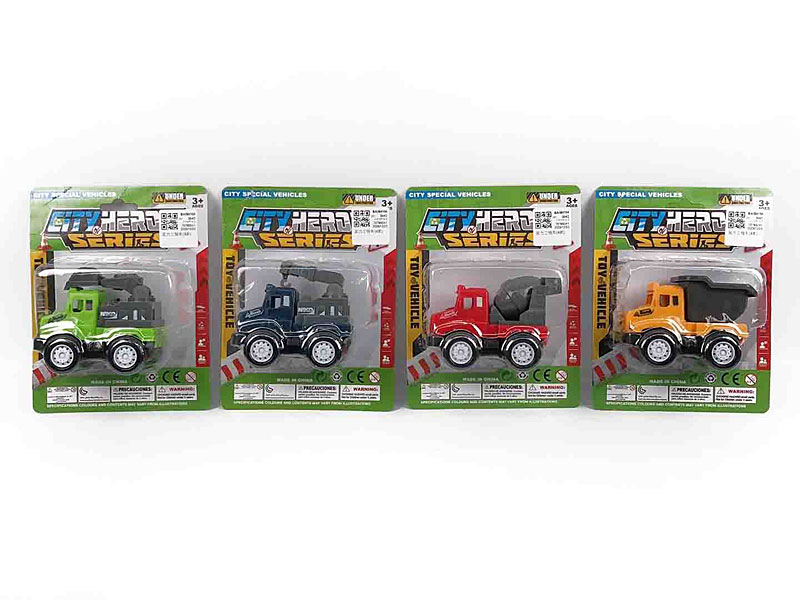 Pull Back Construction Truck(4S) toys