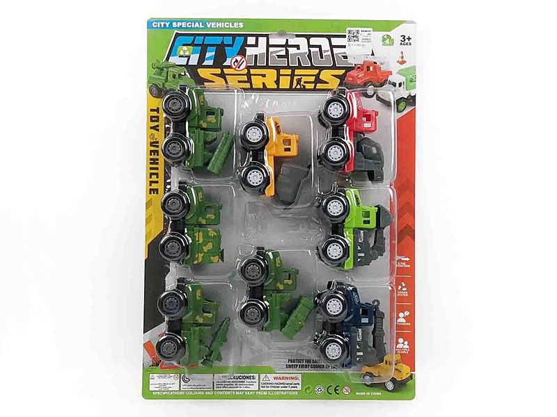 Pull Back Car(8in1) toys