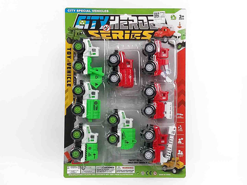 Pull Back Car(8in1) toys