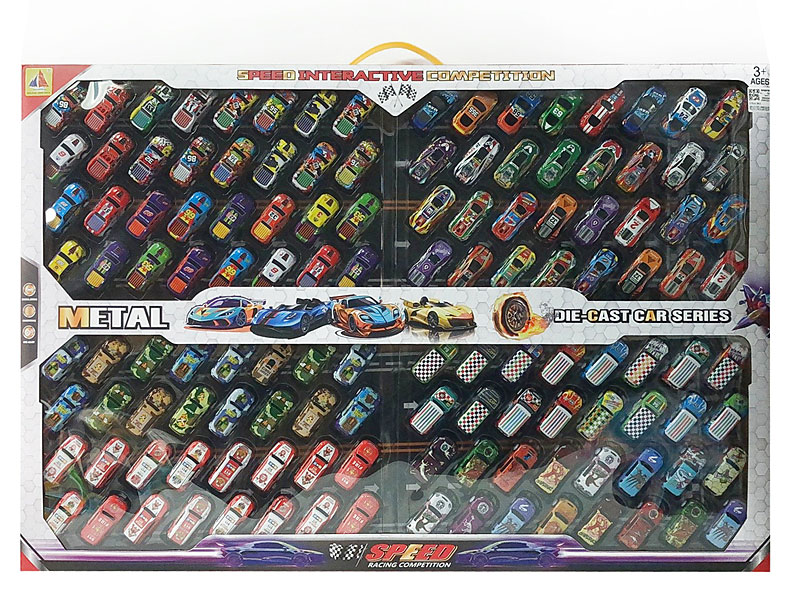 Pull Back Car(128in1) toys