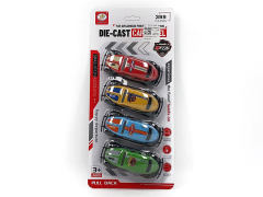 Pull Back Car(4in1) toys