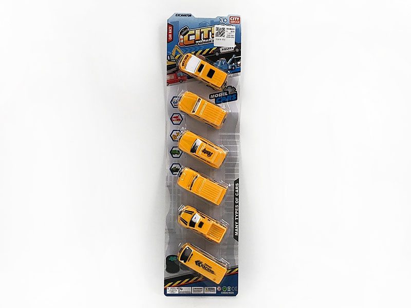 Pull Back Car(6in1) toys