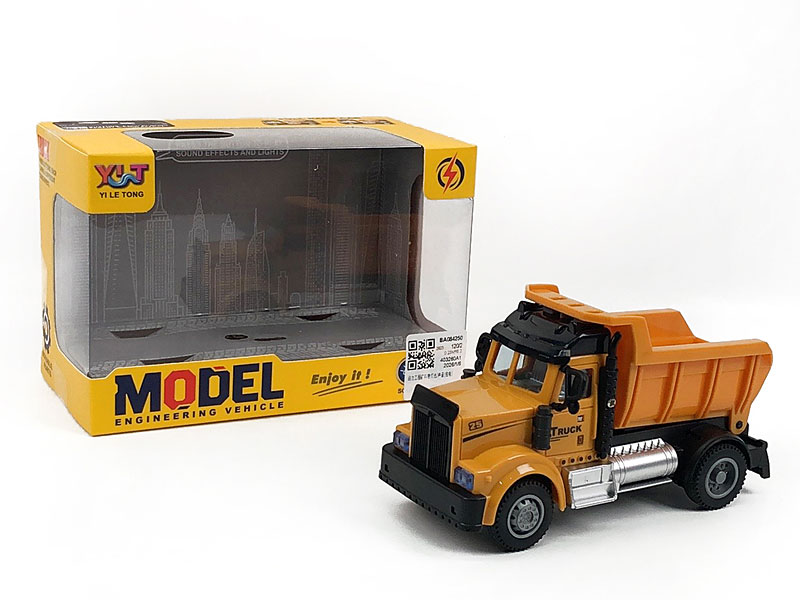 Pull Back Construction Truck W/L_S toys