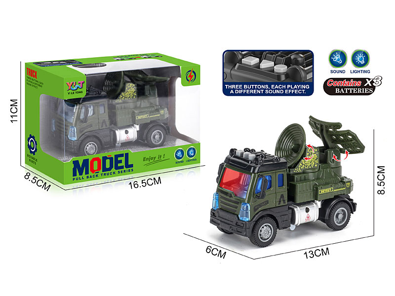 Pull Back Radar Car W/L_S toys