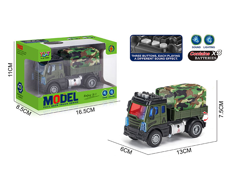 Pull Back Traffic Car W/L_s toys