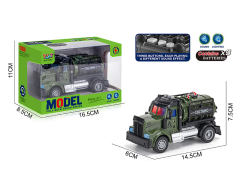 回力军事油罐车带灯光/声音(包电)