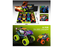 霓虹彩漆壳双回力攀爬赛车（8只庄）