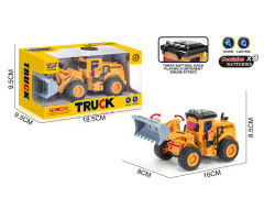 回力推土机带灯光/声音(包电)