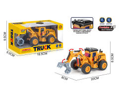 回力夹木车带灯光/声音(包电)