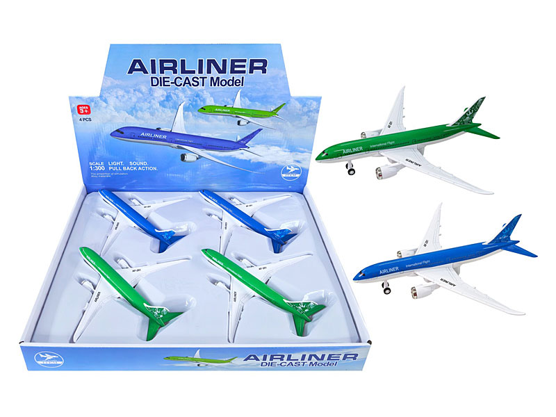 Die Cast Aerobus Pull Back W/L_S(4in1) toys