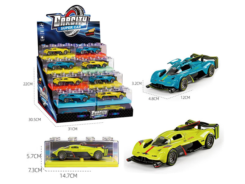 1:36 Die Cast Racing Car Pull Back(32in1) toys