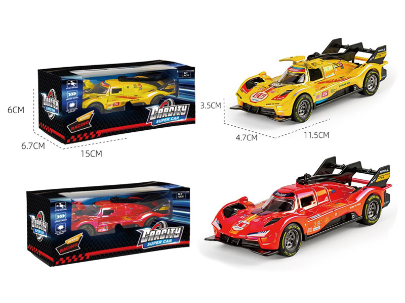 1:36 Die Cast Racing Car Pull Back(2C) toys