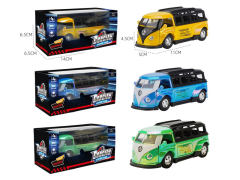 1:36 Die Cast Bus Pull Back(3C) toys
