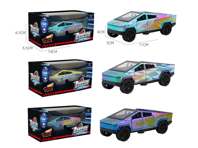 1:36 Die Cast Car Pull Back(3C) toys