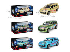 1:36 Die Cast Car Pull Back(3C) toys