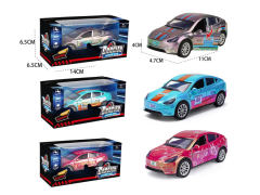1:36 Die Cast Car Pull Back(3C) toys
